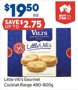 Foodland Little Vili's Gourmet Cocktail Range offer