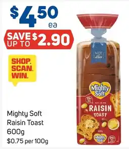 Foodland Mighty Soft Raisin Toast offer