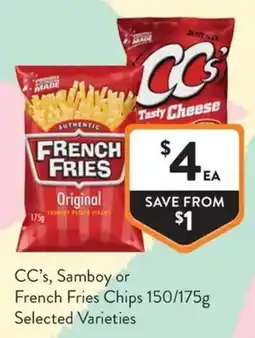 Foodworks CC's French Fries Chips offer