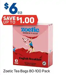 Foodland Zoetic Essentials English Breakfast Tea Bags offer