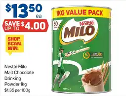 Foodland Nestlé Milo Malt Chocolate Drinking Powder offer