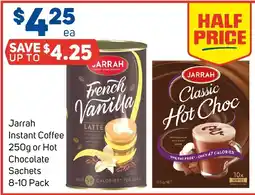 Foodland Jarrah Instant Coffee or Hot Chocolate Sachets offer