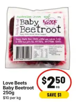 IGA Love Beets Baby Beetroot offer