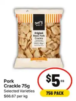IGA Joe's Pork Crackle offer