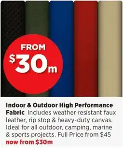 Spotlight Indoor & Outdoor High Performance Fabric offer