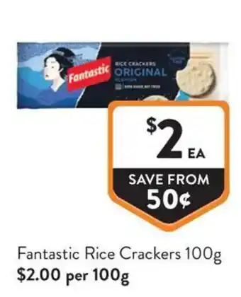 Foodworks Fantastic Rice Crackers offer