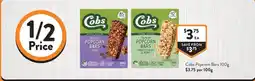 Foodworks Cobs Popcorn Bars offer