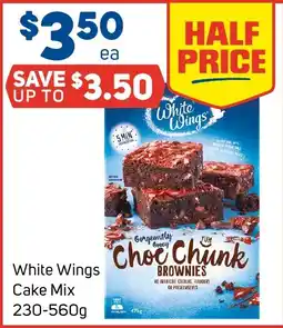 Foodland White Wings Choc Chunk Brownies offer