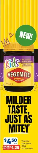 Foodland Vegemite Kids Spread offer