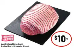 IGA Australian Pork Australian Boned and Rolled Pork Shoulder Roast offer