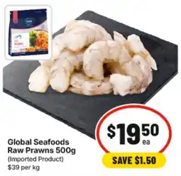 IGA Global Seafoods Raw Prawns offer