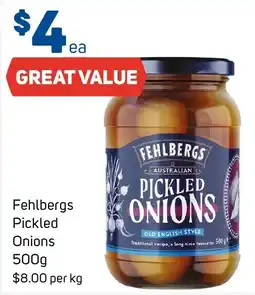 Foodland Fehlbergs Pickled Onions offer