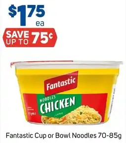 Foodland Fantastic Cup or Bowl Noodles offer