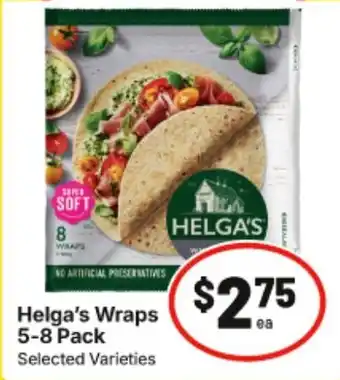 IGA Helga's Wraps offer
