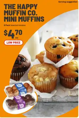 IGA The Happy Muffin Co. Mini Muffins offer