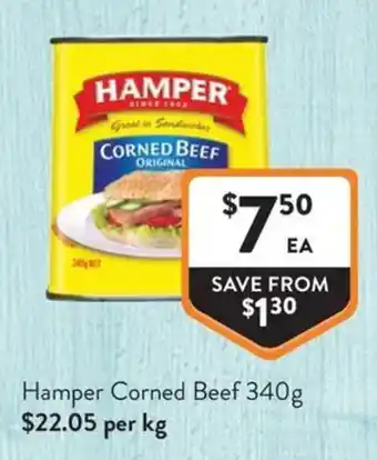 Foodworks Hamper Corned Beef offer