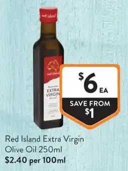 Foodworks Red Island Extra Virgin Olive Oil offer
