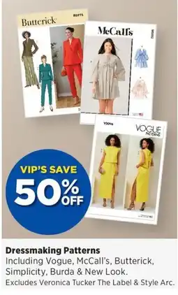 Spotlight Dressmaking Patterns offer
