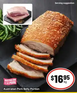 IGA Australian Pork Belly Portion offer