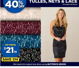 Spotlight Tulles, Nets & Lace offer
