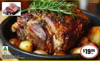 IGA Australian Boned and Rolled Lamb Shoulder Roast offer