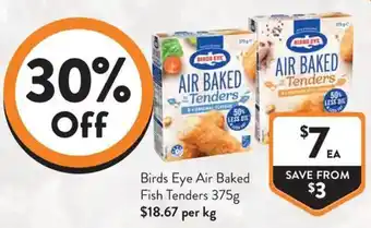 Foodworks Birds Eye Air Baked Fish Tenders offer