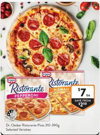 Foodworks Dr Oetker Ristorante Pizza offer