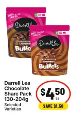 IGA Darrell Lea Chocolate Bullets offer