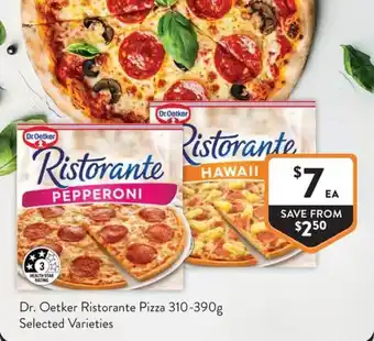 Foodworks Dr Oetker Ristorante Pizza offer