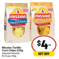 IGA Mission Tortilla Corn Chips offer