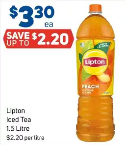 Foodland Lipton Iced Tea Peach Flavour Ice Tea offer