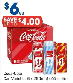 Foodland Coca-Cola Can Varieties offer