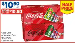 Foodland Coca-Cola or Varieties Cans offer