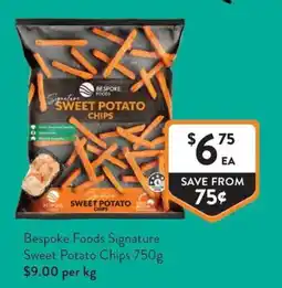 Foodworks Bespoke Foods Signature Sweet Potato Chips offer