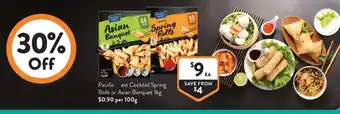 Foodworks Pacific West Cocktail Spring Rolls or Asian Banquet offer