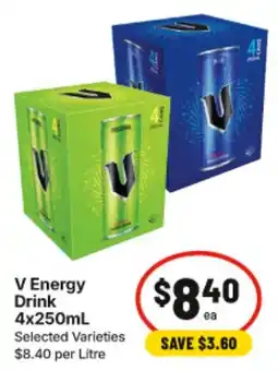 IGA V Energy Drink Varieties offer
