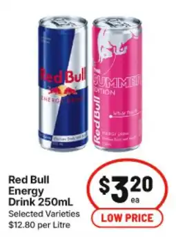 IGA Red Bull Energy Drink offer