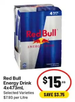IGA Red Bull Energy Drink offer