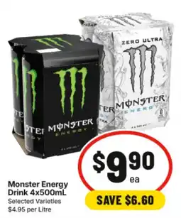 IGA Monster Energy Drink Selected Varieties offer