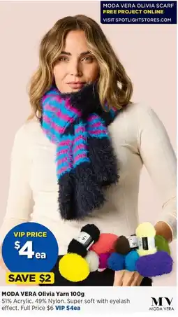 Spotlight Moda Vera Olivia Yarn offer