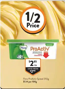 Foodworks Flora ProActiv Spread offer