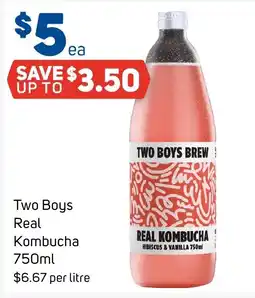 Foodland Two Boys Real Kombucha offer