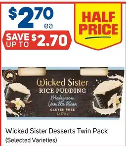 Foodland Wicked Sister Desserts Twin Pack offer