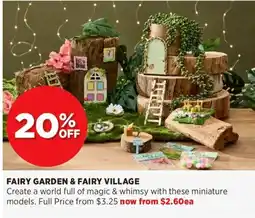 Spotlight Fairy Garden & Fairy Village offer