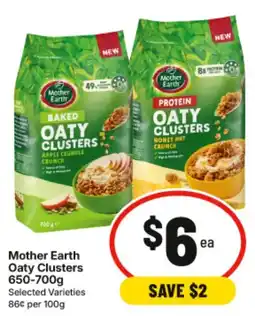 IGA Mother Earth Oaty Clusters offer