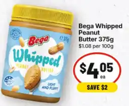IGA Bega Whipped Peanut Butter offer