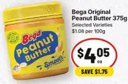 IGA Bega Original Peanut Butter offer