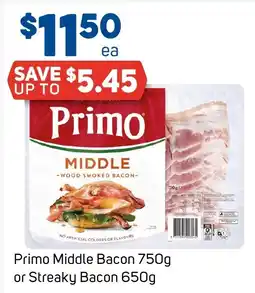 Foodland Primo Middle Bacon offer