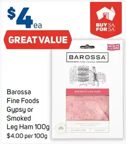 Foodland Barossa Fine Foods Smoked Leg Ham offer