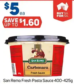 Foodland San Remo Fresh Pasta Sauce offer
